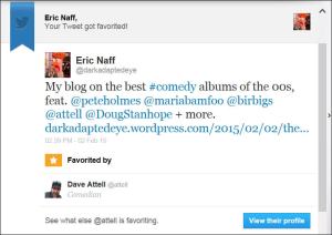 attell favorited me
